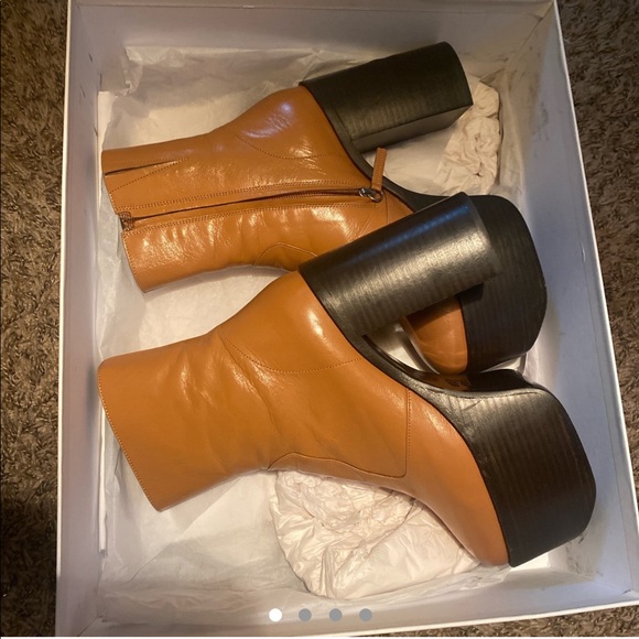 SIMON MILLER High Raid Boot in Toffee sz 38 - Picture 1 of 4